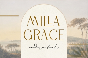 Milla Grace Modern classic Font Font Download