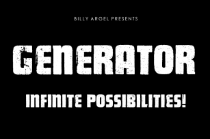 Generator Font Download