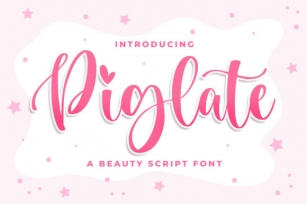 Piglate Font Download