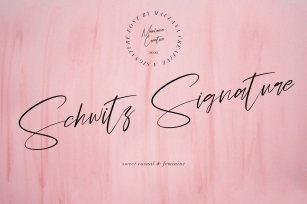 Schwitz Signature Sweet Casual Script Font Font Download