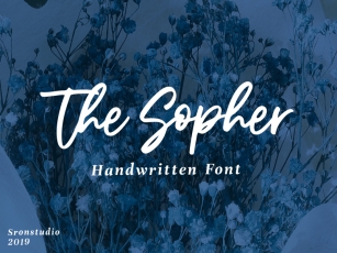 The Sopher Font Download