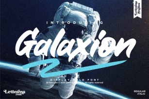 Galaxion - Strong Display Font Font Download