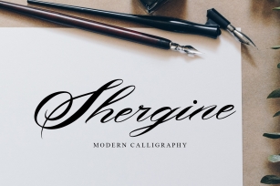 Shergine Font Download