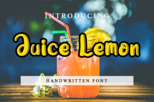 Juice Lemon Font Download