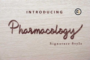 Pharmacology Font Download