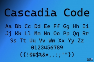 Cascadia Code Font Download