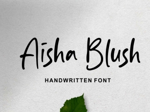 Aisha Blush Font Download