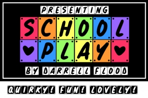 School Play Font Download