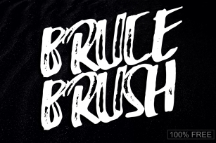 Bruce Brush Font Download