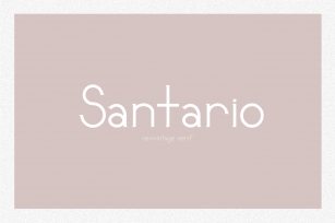 Santari Font Download