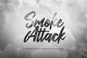 Smoke Attack Font Download