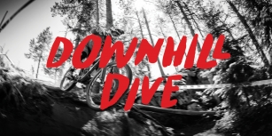 Downhill Dive Font Download