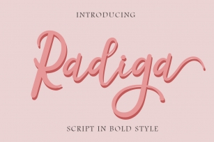 Radiga Font Download