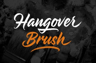 Hangover Brush Font Download