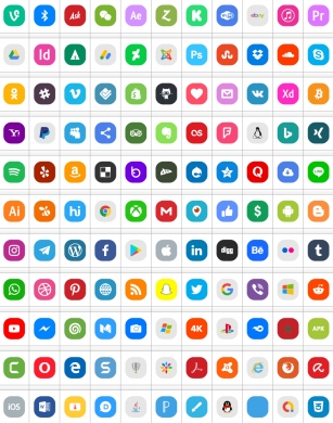 Icons Social Media 18 Font Download