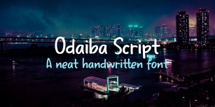 Odaiba Scrip Font Download