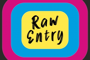 Raw Entry Font Download