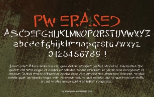 PW Erased Font Download