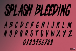 Splash Bleeding Font Download