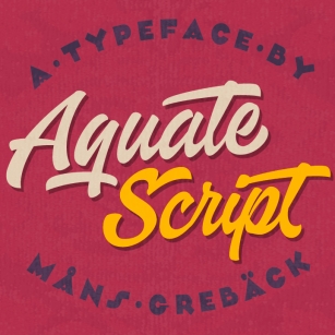 Aquate Scrip Font Download