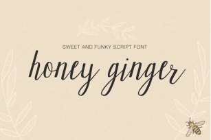 Honey Ginger Sweet and Funky Script Font Download