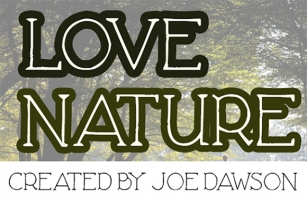 Love Nature Font Download