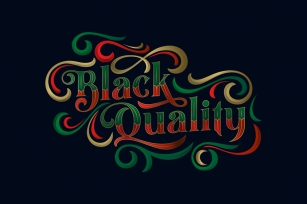 Black Quality Font Download