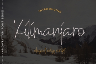Kilimanjar Font Download