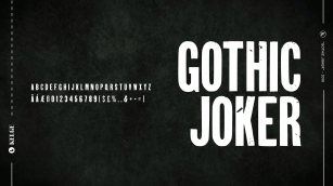 Gothic Joker Font Download