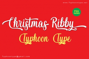Christmas Ribby Font Download