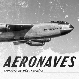 Aeronaves Font Download