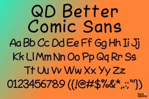 QD Better Comic Sans Font Download