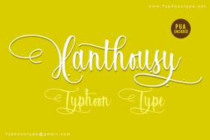 Xanthousy Font Download