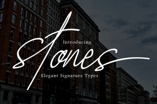 Stones Signature Font Download