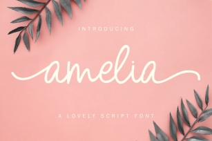 Amelia Scrip Font Download