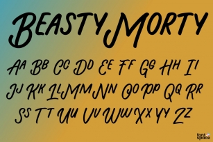 Beasty Morty Font Download