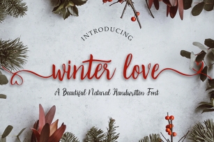 Winter Love Font Download