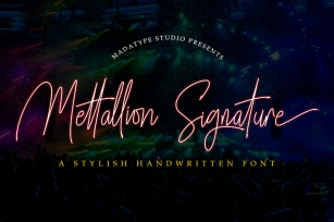 Mettallion Signature Font Download