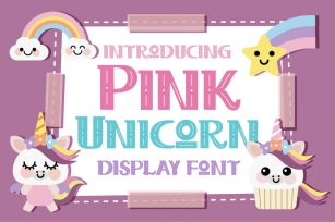 Pink Unicorn Font Font Download