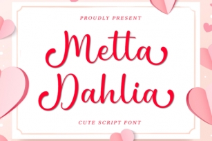 Metta Dahlia Font Download