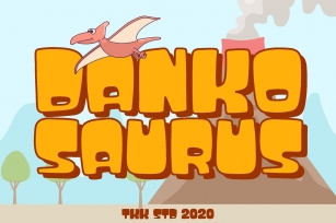 Dankosaurus - Kids Gaming Font Font Download