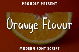 Orange Flavor Font Download