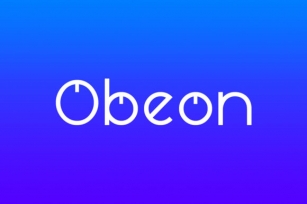 Obeon Font Download