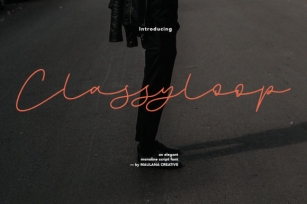 Classyloop Font Download