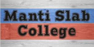 Manti Slab College Font Download