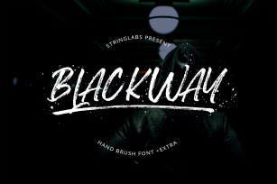 Blackway Brush Font Download