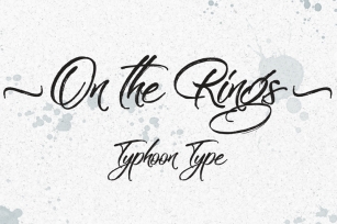 On the Rings Font Download