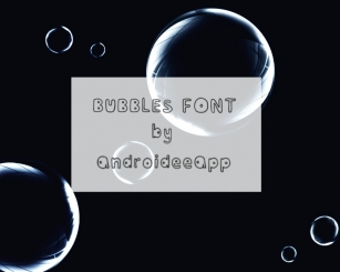 Bubblesf Font Download