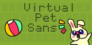 Virtual Pet Sans Font Download