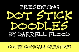 Dot Stick Doodles Font Download